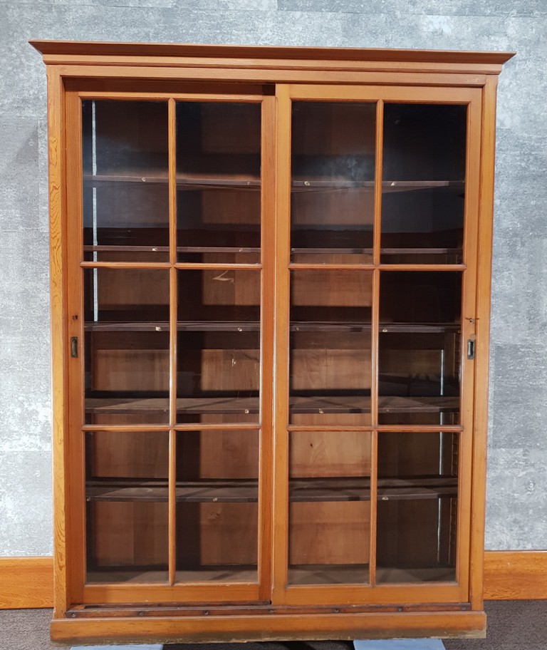 Original Antique Pitch Pine School University Lab Cabinet Circa 1900…